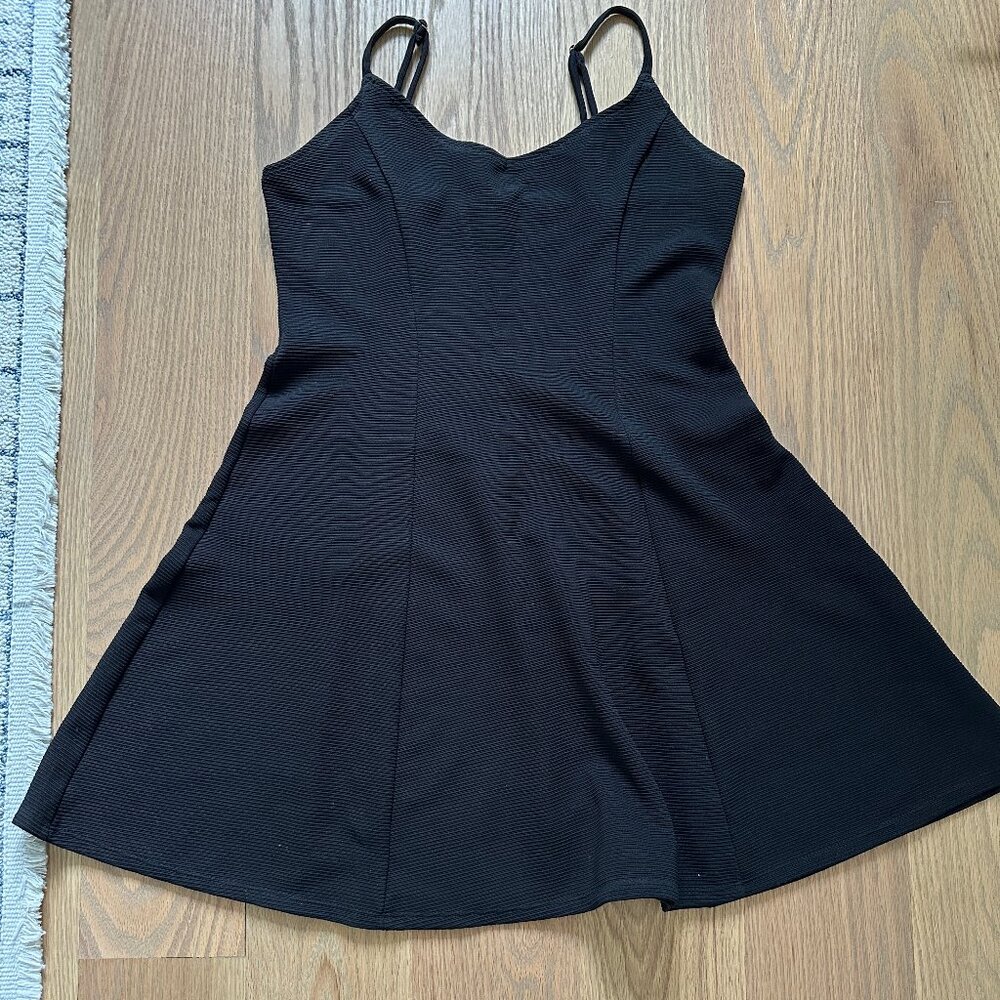 Black Fit and Flare Dress
